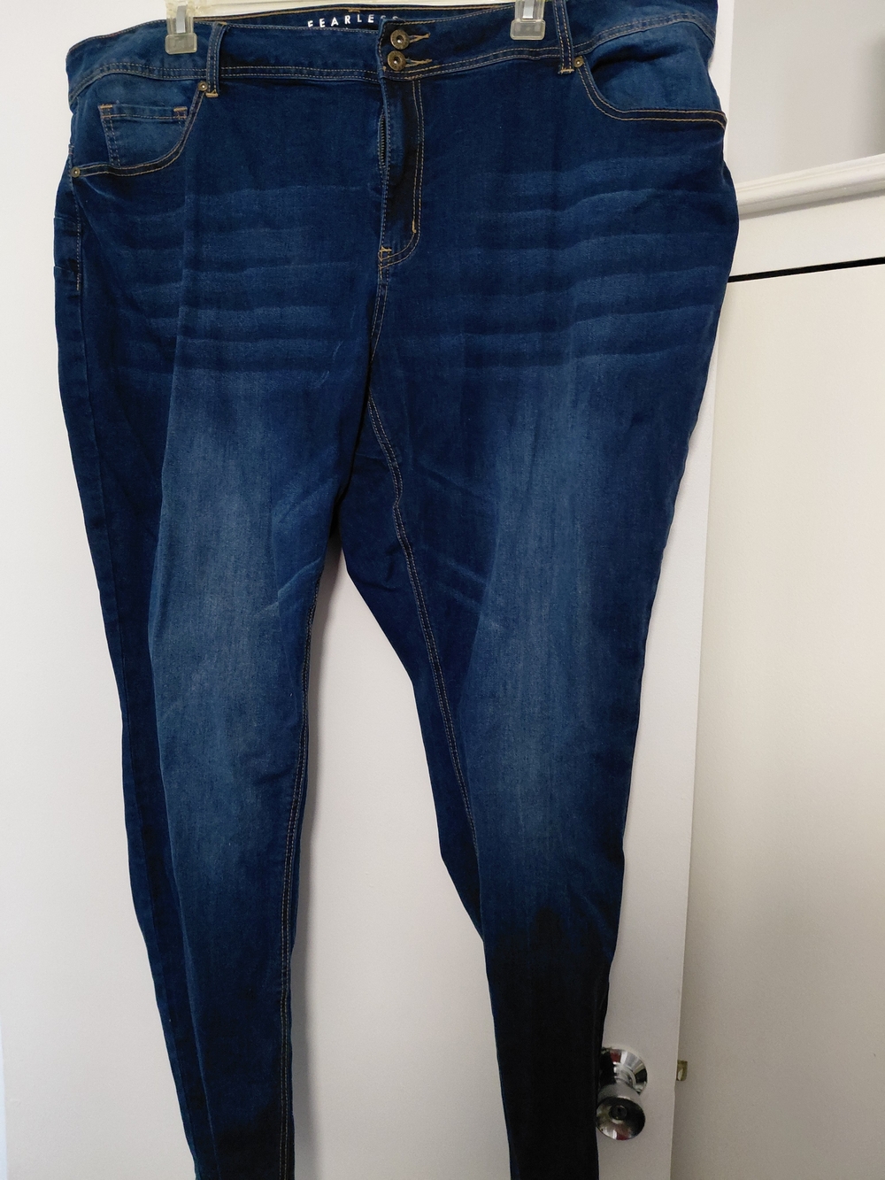 Ashley Stewart Dark Blue Skinny Jeans